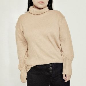 A New Day Oversize Turtle Neck Rib Knit Sweater